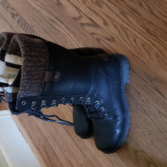 Denver Hayes Leather Winter Boots "New" - Picture 2 of 4